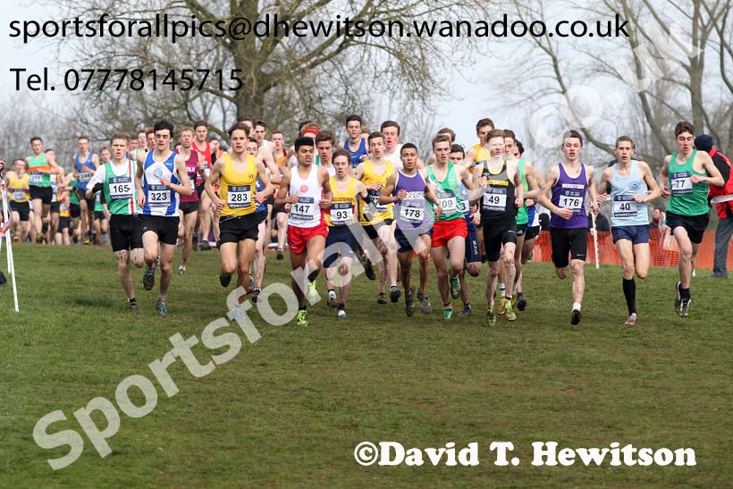 Under-20 mens Inter Counties Cross Country, Cofton Park, Birmingham. Photo: David T. Hewitson/Sports for All Pics